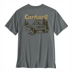 
                  CARHARTT Koszulka T-shirt Irvine Truck Weathered Ash Heather rozmiar S 107455-E87SREG